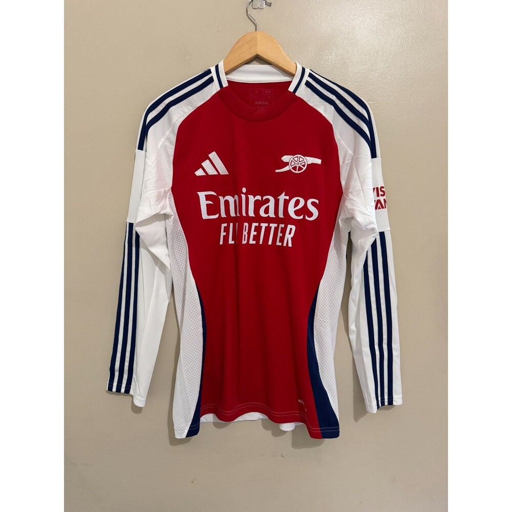 Adidas Arsenal 2024/25 Home Long Sleeve Official Jersey Mens Size S IS8142 NEW